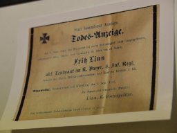 Ausstellung "100 Jahre Ende des 1. Weltkrieges"